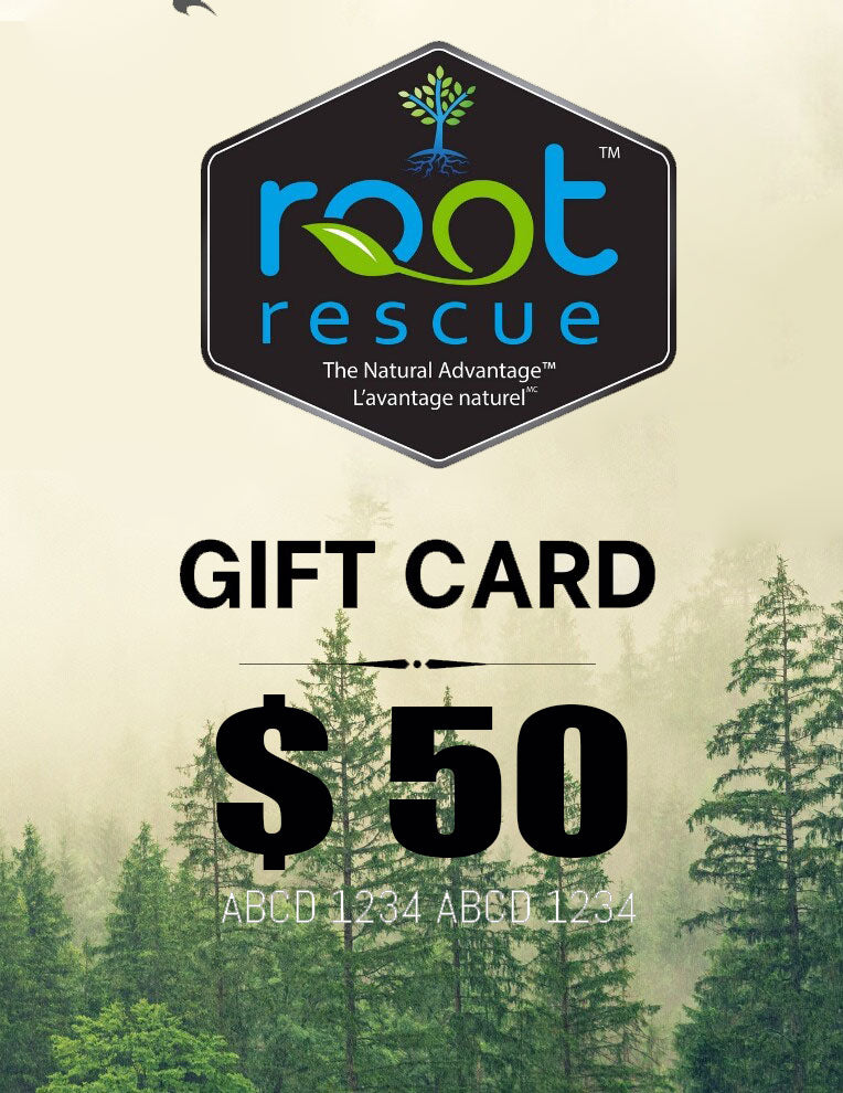 Root Rescue Products Gift Card - $100, $50, $20 or $10 Digital Cards.